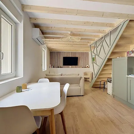 Duplex Design 6 Personnes 2 Clim Parking Lägenhet